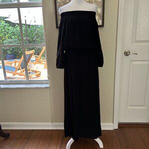 Muche & Muchette Black Off Shoulder Maxi Dress